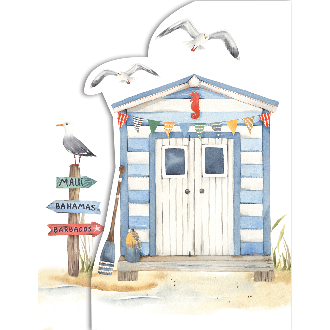 Purse Pad - Beach House